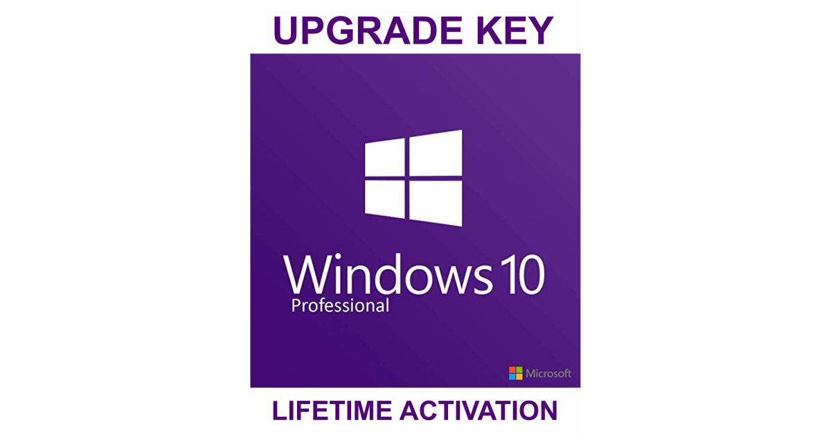 UPGRADE LICENSE KEY | Windows 10 Professional | LIFETIME ACTIVATION ...