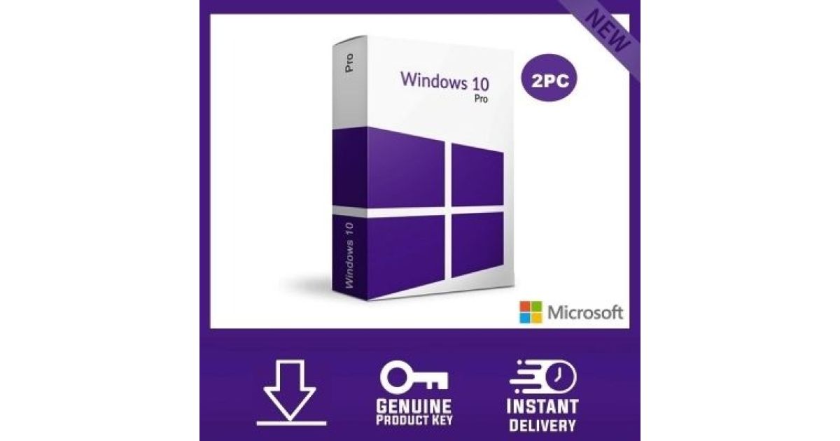 Upgrade Or Fresh Install ~ Microsoft Windows 10 Pro 2pc Licence Authentic Key And Download 6284