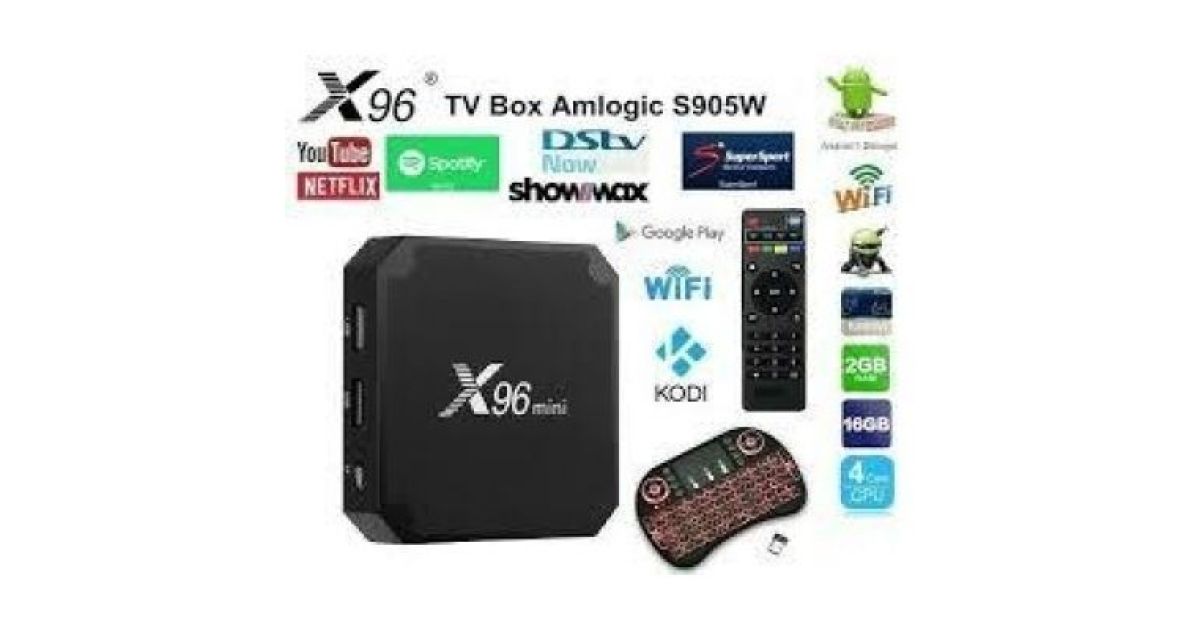 SMART TV BOX X96 MINI 2GB 16GB ANDROID 7.1.2 NETFLIX