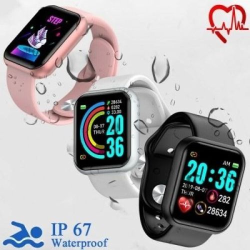 D20 Pro Smart Watch Y68 IP67 Waterproof Bluetooth Fitness Tracker Sports Watch Heart Rate Wristband Sell SA